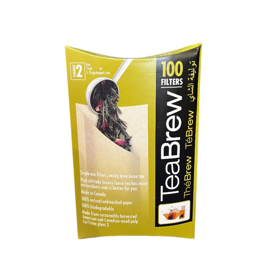 TeaBrew #2 Tea Filters  (Cup or Teapot)