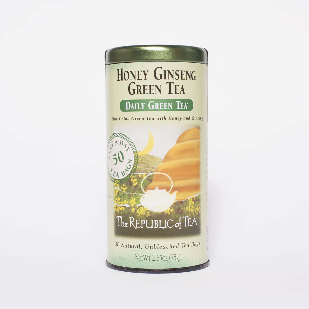The Republic of Tea - Honey Ginseng Green Tea